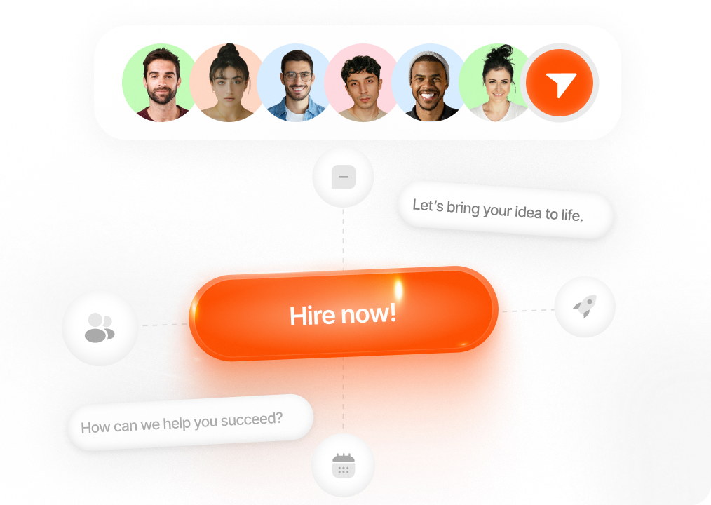 A full team ready to be hired